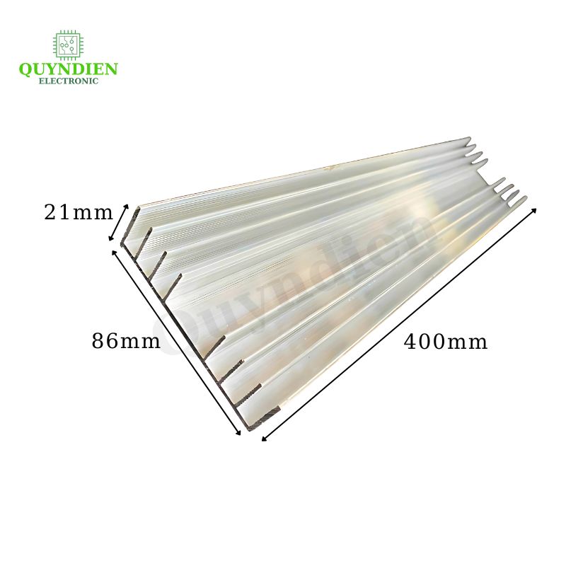 Nhôm tản nhiệt 8 Cánh 400x86x21mm
