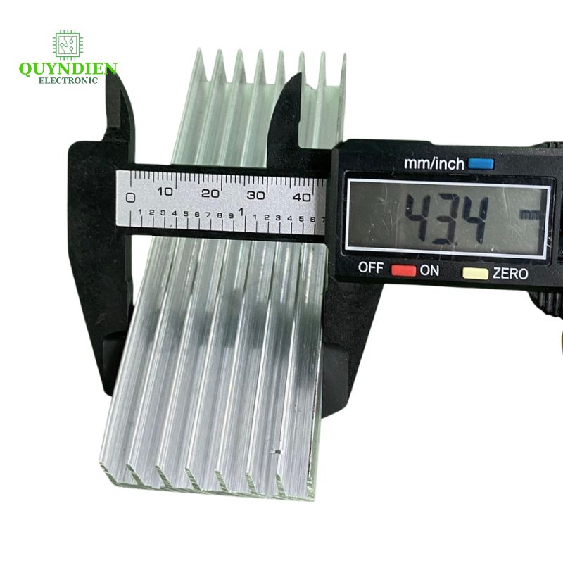 Nhôm tản nhiệt 8 cánh 90x43x17mm
