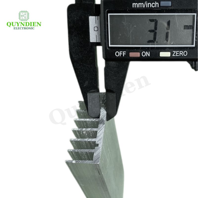 Nhôm tản nhiệt 8 cánh 90x43x17mm