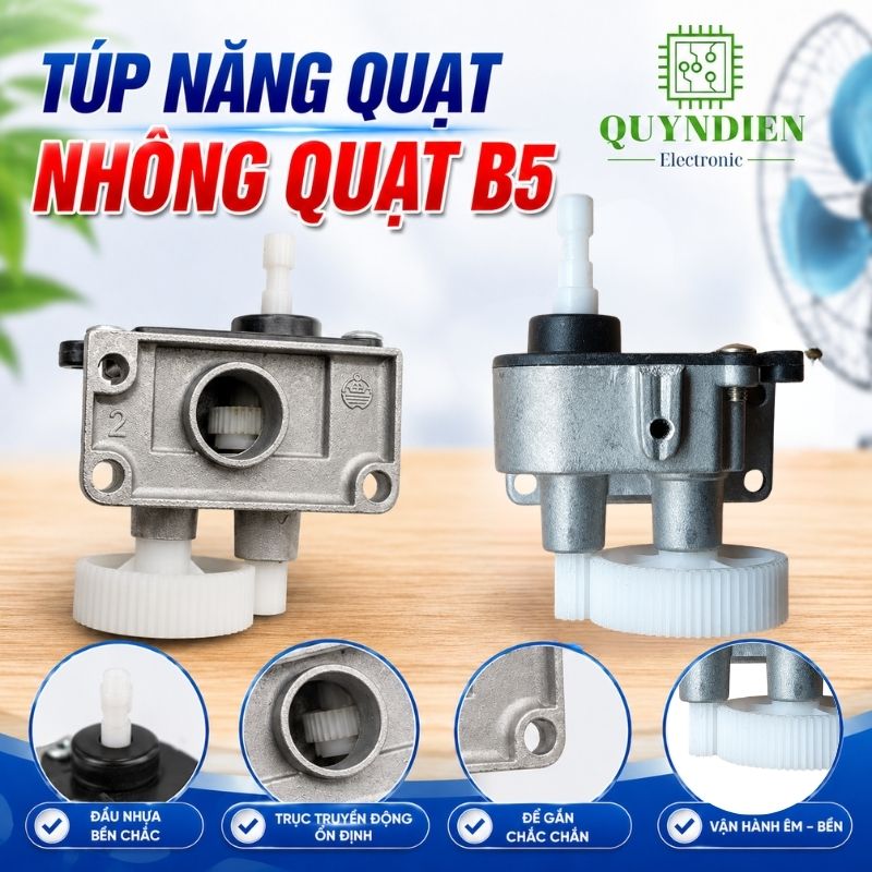 Nhông Quạt, Túp Năng Quạt B5 – Dùng Cho Quạt Treo, Quạt Đứng, Quạt Bàn B5 