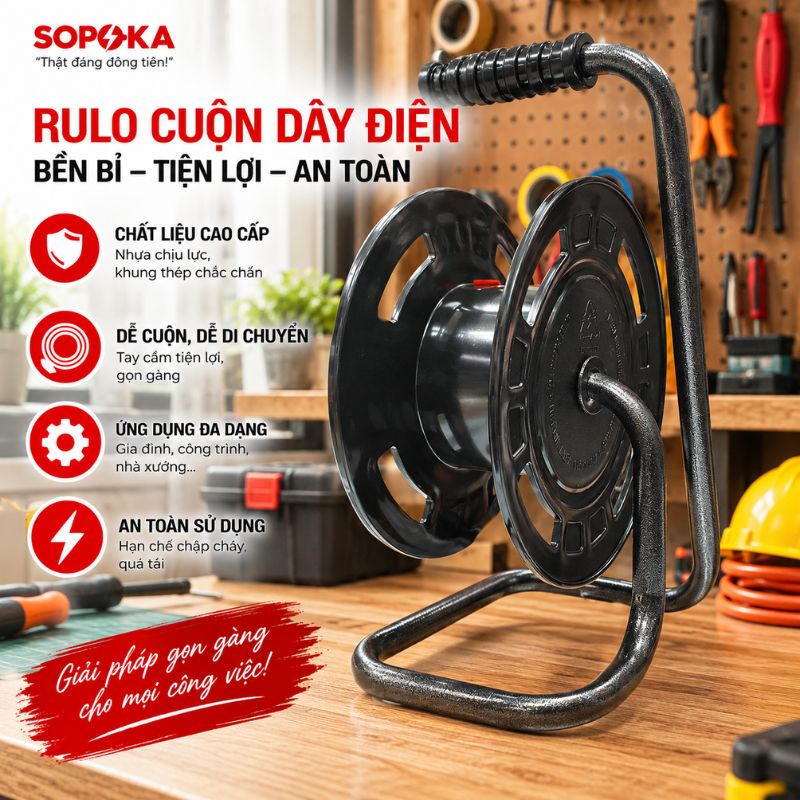 Rulo Cuộn Dây Điện Công Suất 3500W