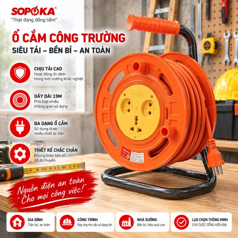 Rulo Cuộn Dây Điện Công Suất 3500W