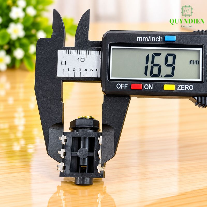 Ổ Mic cái Jack 6.3mm xi vàng cắm mạch