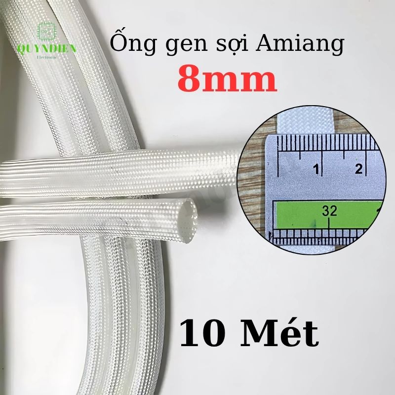Ống Gen Amiang Sợi Thuỷ Tinh Size 8mm