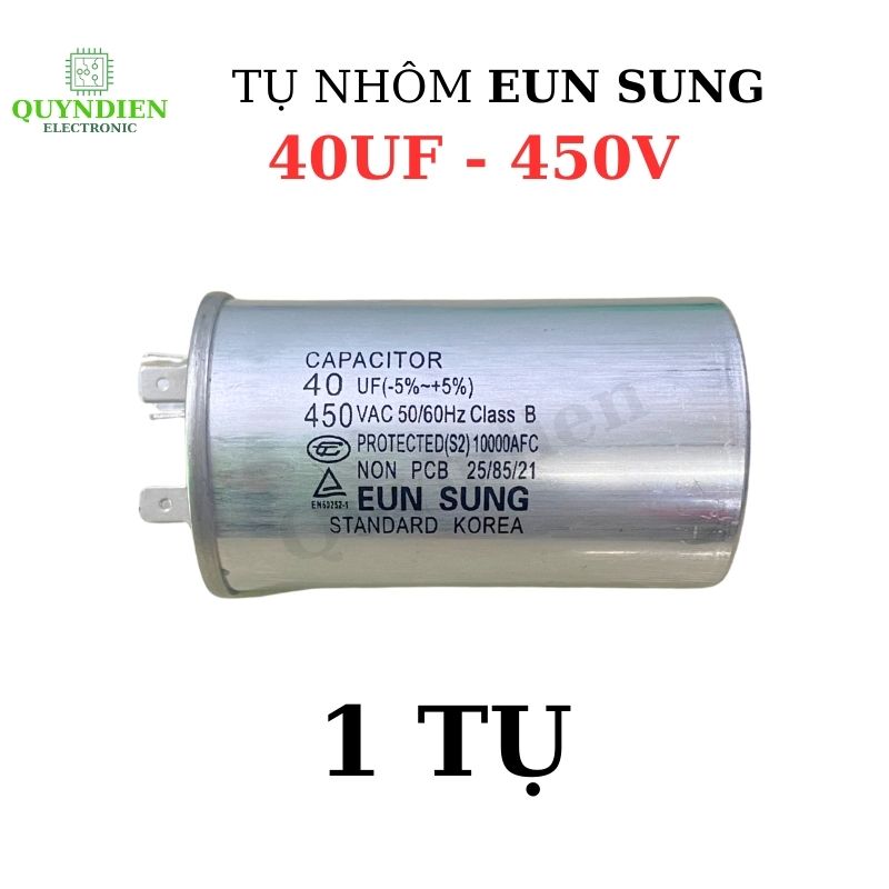 Tụ Nhôm Kapa EUN SUNG 40uF 450V