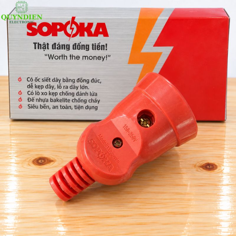 Phích Cắm Cái Chịu Tải Cao 3000W