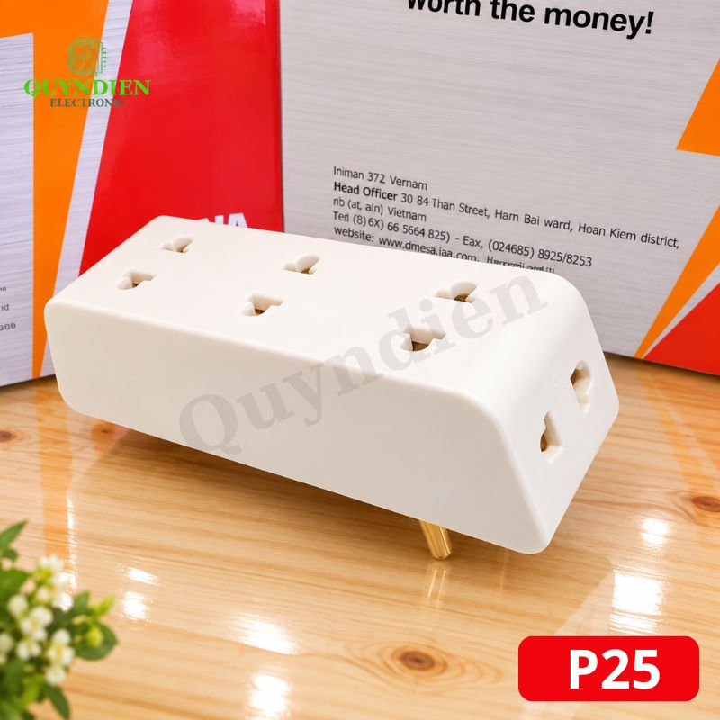 Phích Cắm Đầu Nối Chia Điện Cổ Xoay 5 Cửa SOPOKA
