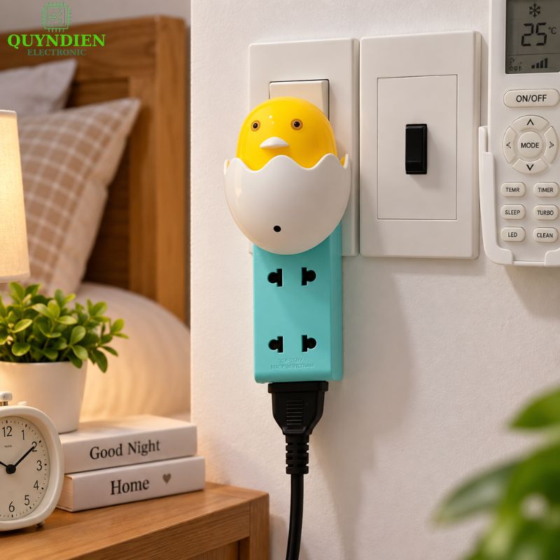 Phích Cắm Đầu Nối Chia Điện Cổ Xoay 5 Cửa SOPOKA