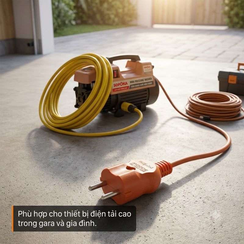 Phích Cắm Điện Siêu Chịu Tải P3000W2+