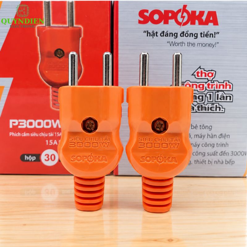 Phích Cắm Điện Siêu Chịu Tải P3000W2+