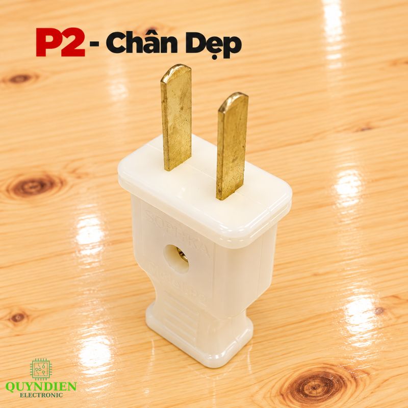 Phích cắm điện chống vỡ dương chân Dẹp SOPOKA P2