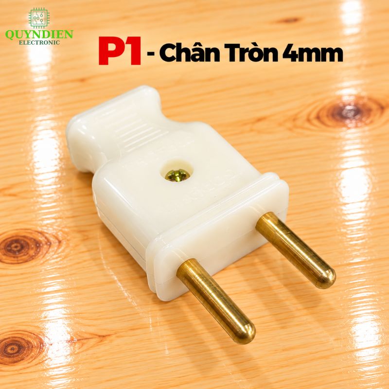 Phích cắm điện dương chân tròn 4mm chống vỡ SOPOKA P1