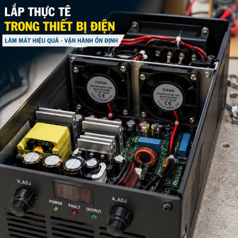 Quạt Tản Nhiệt 12V 4x4x2cm 0.2A - 0.3A