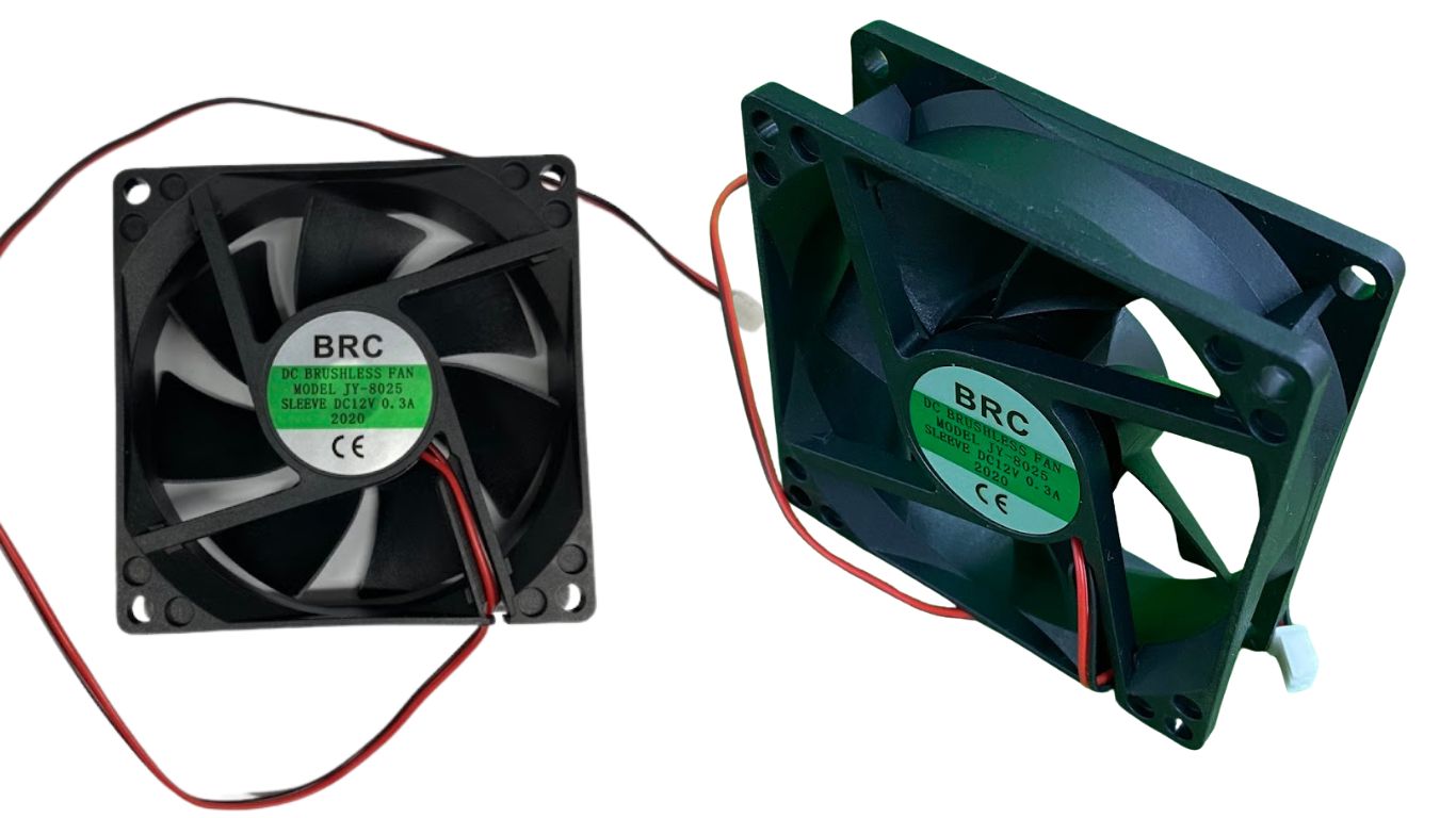 Quạt Tản Nhiệt 12V 8x8cm dầy 2.5cm mới