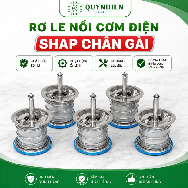 Rơ le nồi cơm điện SHAP chân gài