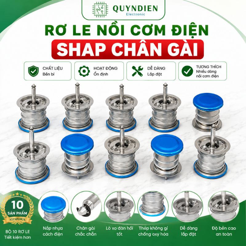 Rơ le nồi cơm điện SHAP chân gài