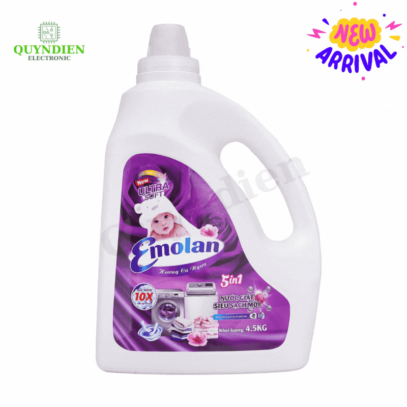 Nước giặt Emolan hương CÁ NGỰA - 4.5L