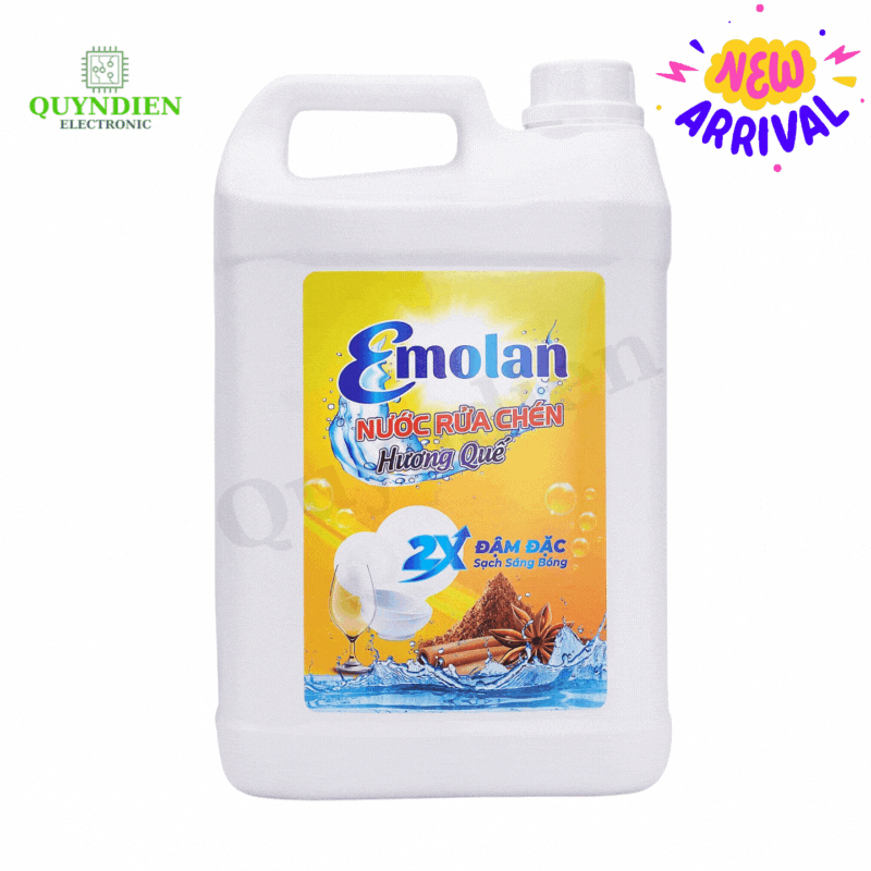 Nước rửa chén Emolan hương QUẾ - 5L