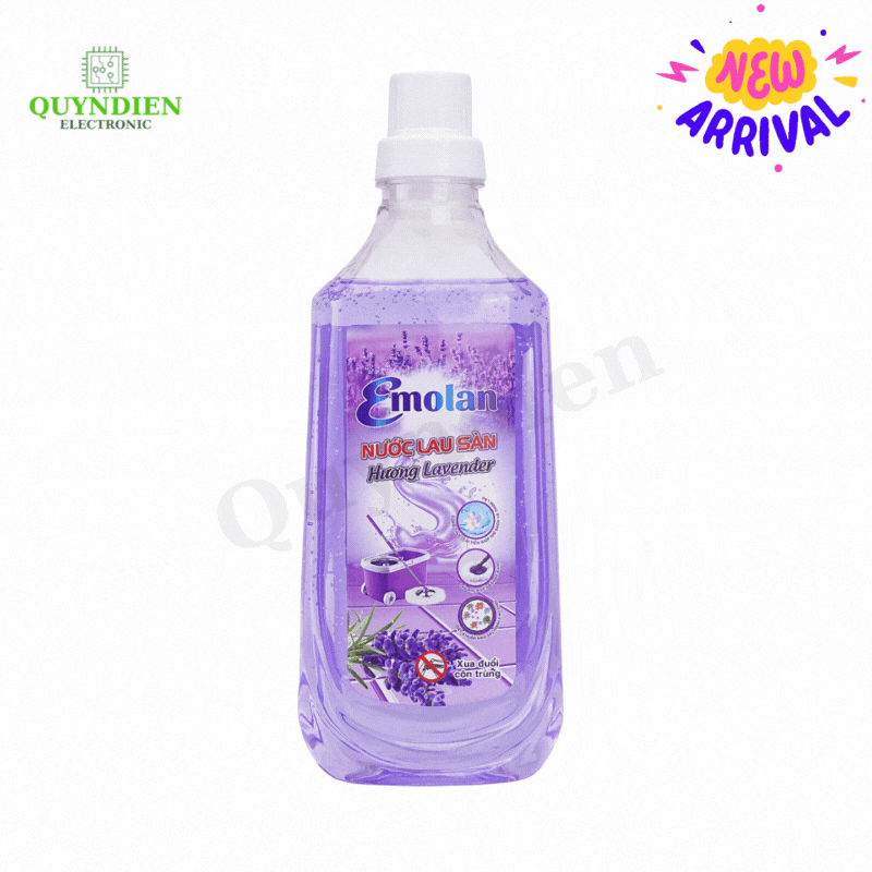 Nước lau sàn Emolan hương LAVENDER - 1L