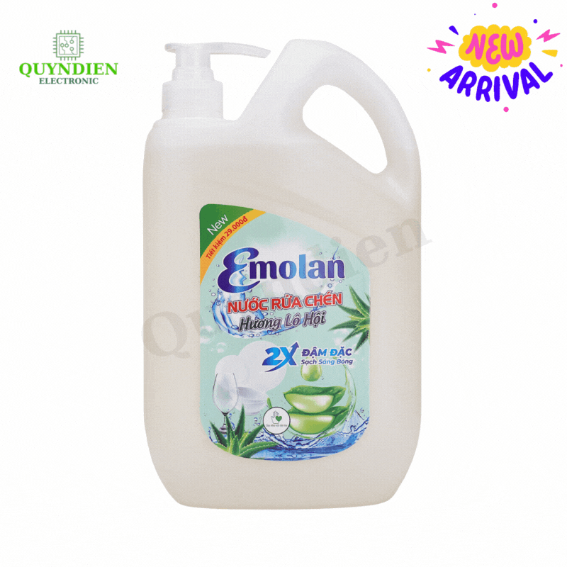 Nước rửa chén Emolan hương LÔ HỘI - 2.1L