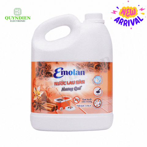 Nước lau sàn Emolan hương QUẾ - 3.5L