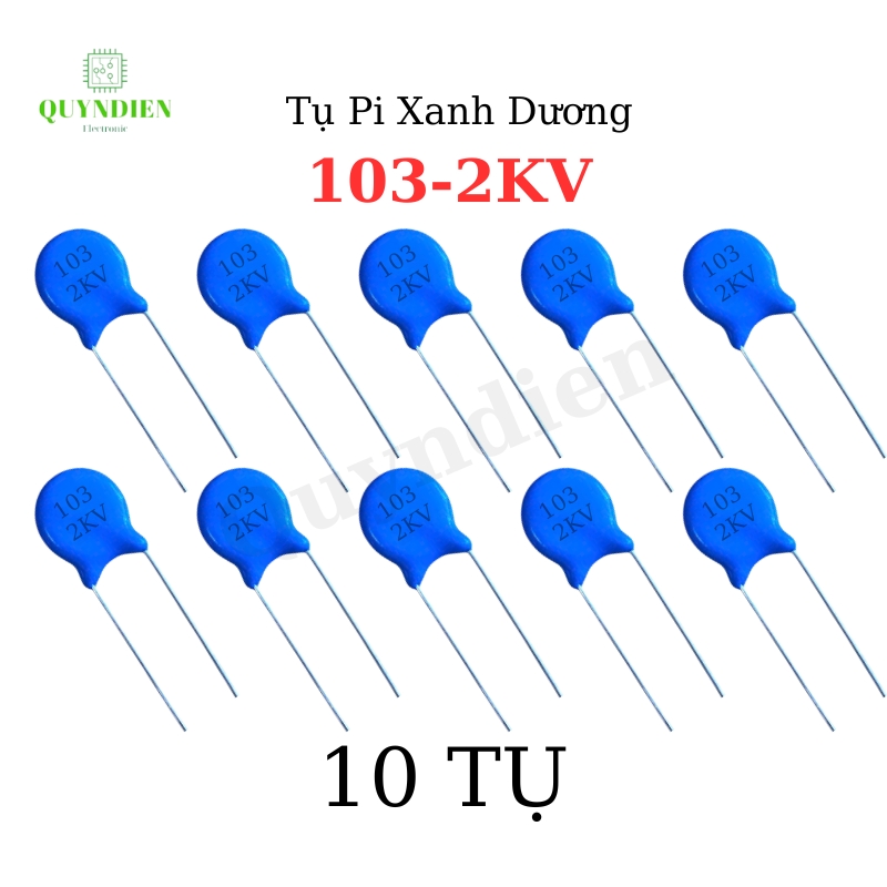 Tụ Cao Áp Tụ Điện Gốm Tụ Xanh Dương 103-2KV