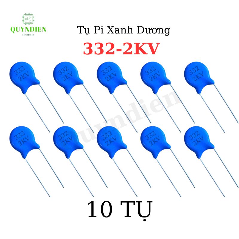 Tụ Cao Áp Tụ Điện Gốm Tụ Xanh Dương 332-2KV
