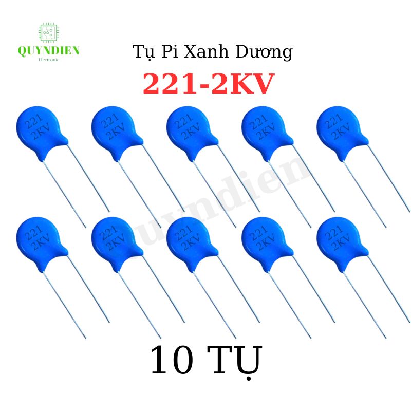 Tụ Cao Áp Tụ Điện Gốm Tụ Xanh Dương 221-2KV