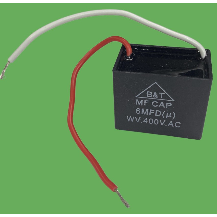 Tụ điện kapa tụ đề tụ ngậm tụ quạt 6uf 400V.AC B&T