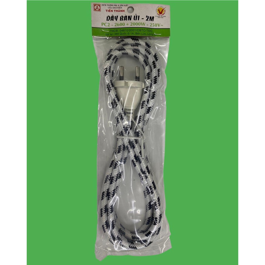 Dây bàn ủi bàn là dây nguồn TIẾN THÀNH