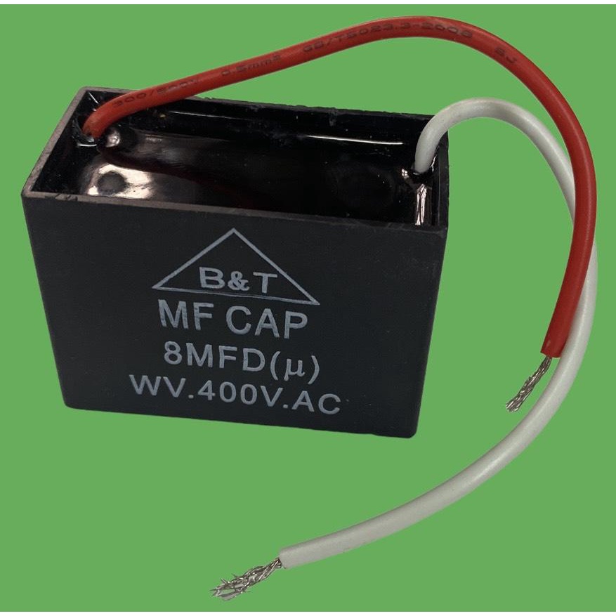 Tụ điện kapa tụ đề tụ ngậm tụ quạt 8uf 400V.AC B&T