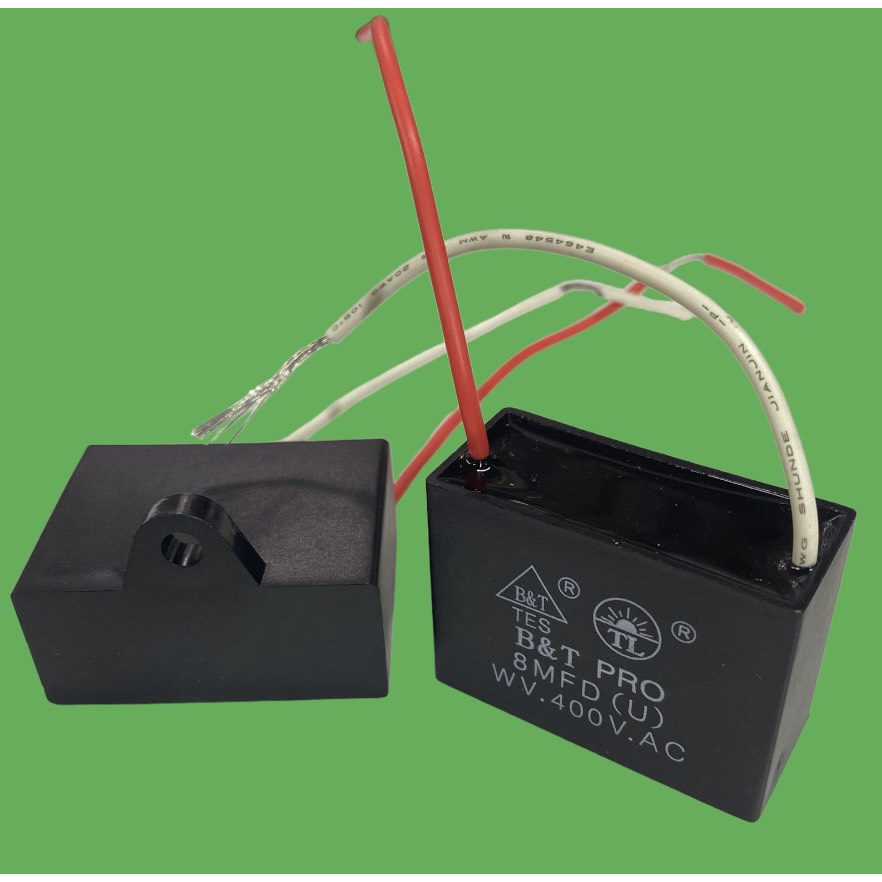 Tụ điện kapa tụ đề tụ ngậm tụ quạt 8uf 400V.AC TÍN LIÊN