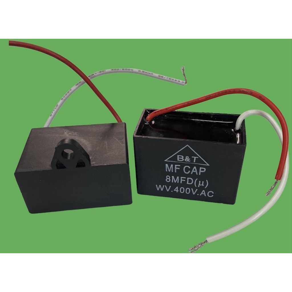 Tụ điện kapa tụ đề tụ ngậm tụ quạt 8uf 400V.AC B&T