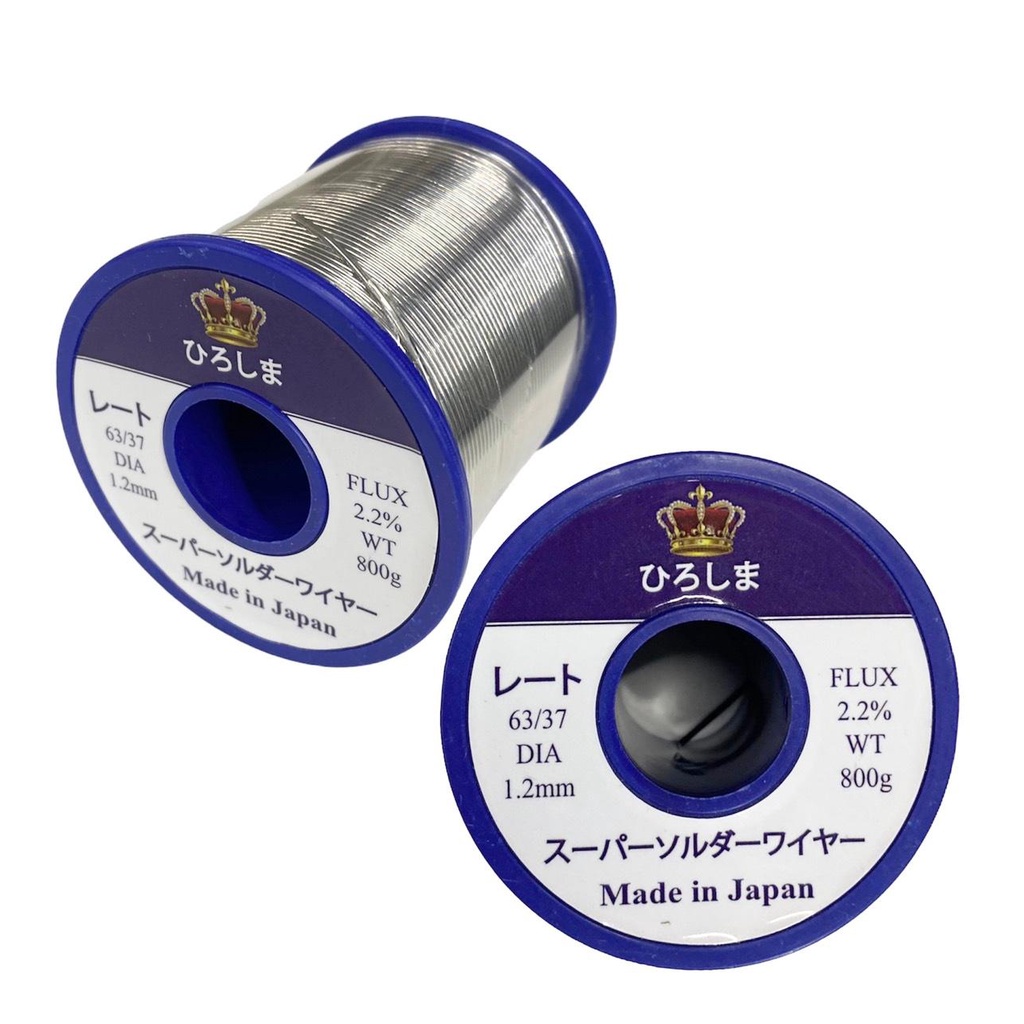 Chì hàn Thiết hàn Nhật Bản JAPAN - HIROSIMA Cuộn 800gr  Size 1.2mm