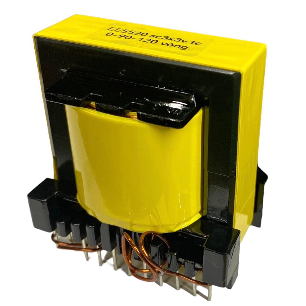 Biến áp xung quấn mới E5520 VUÔNG Đứng