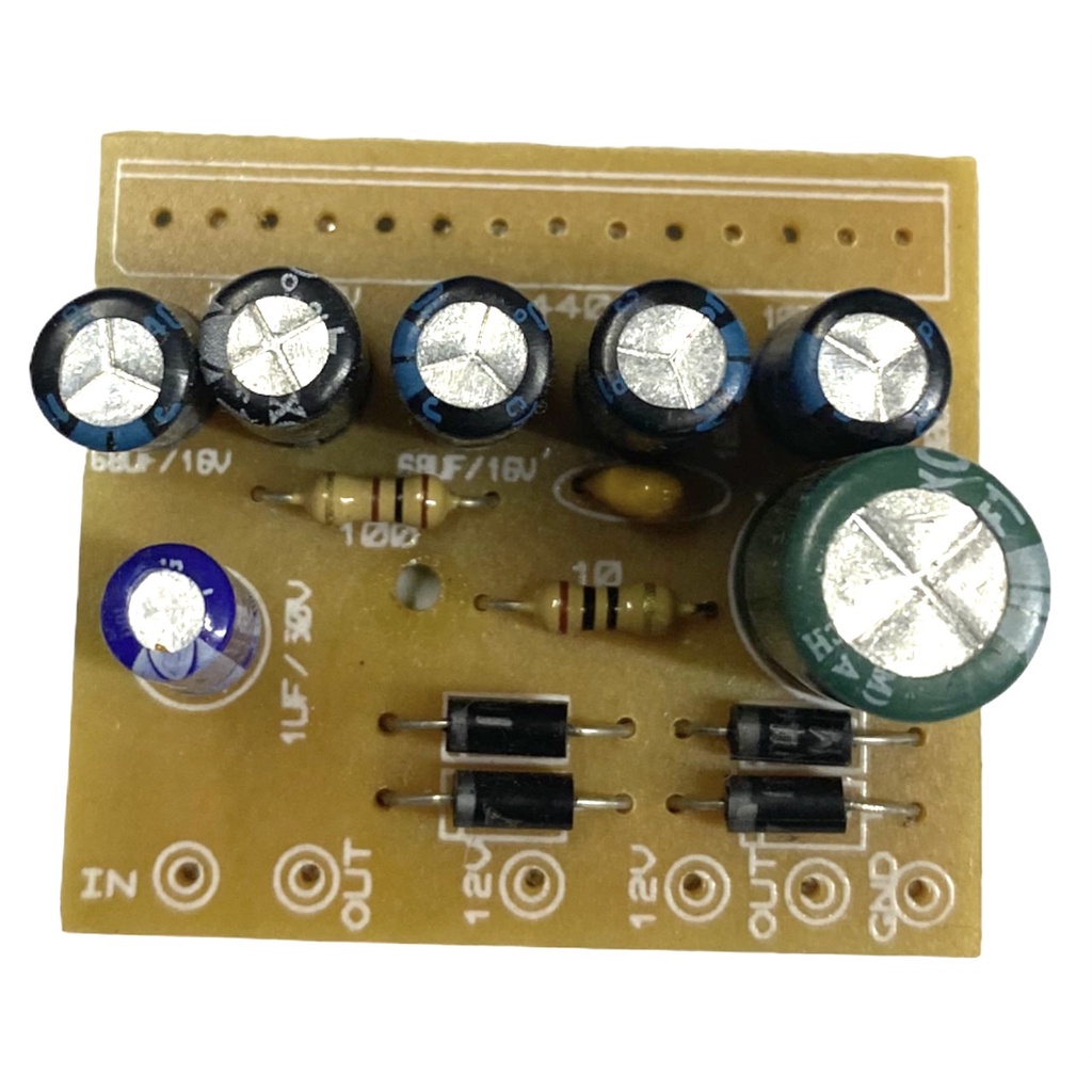 Mạch công suất LA4440 có 4 con  1N4007