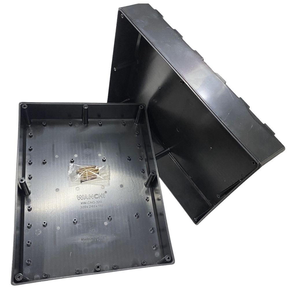 Hộp Nhựa ABS GHÉP WANCHI 320x240x110mm Màu Đen
