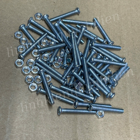 Ốc vít M4 dài 40 mm có kèm tán túi 100 con