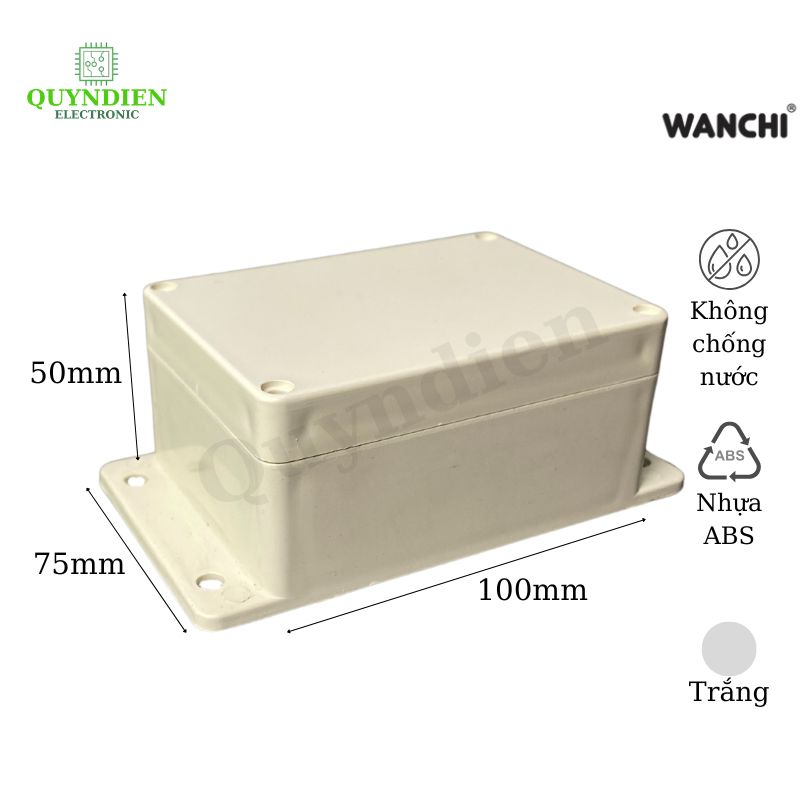 Hộp nhựa ABS 100x75x50mm WANCHI