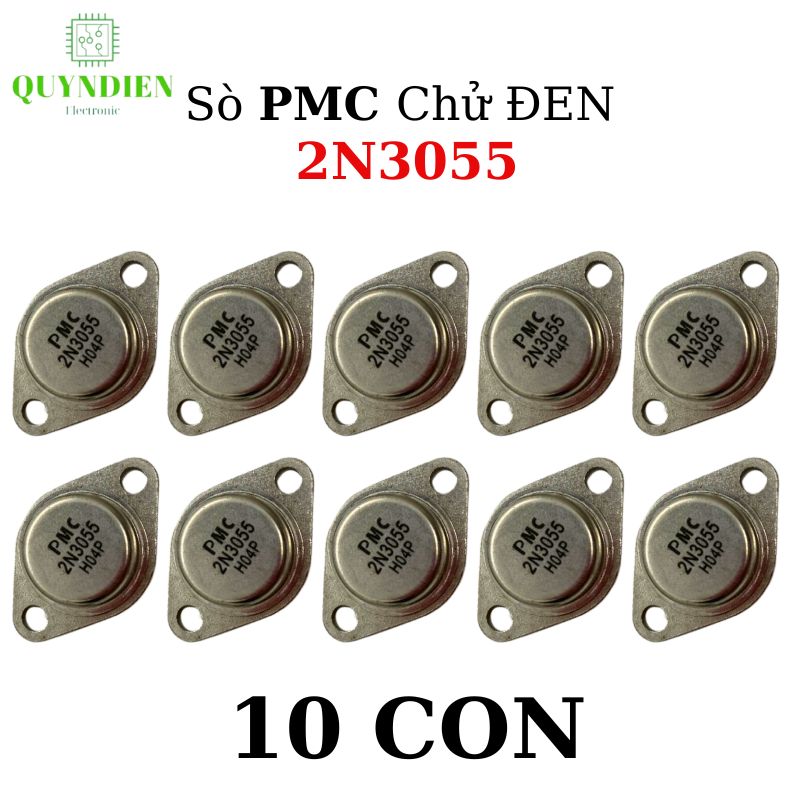 Sò 2N3055 dày chử đen hãng PMC