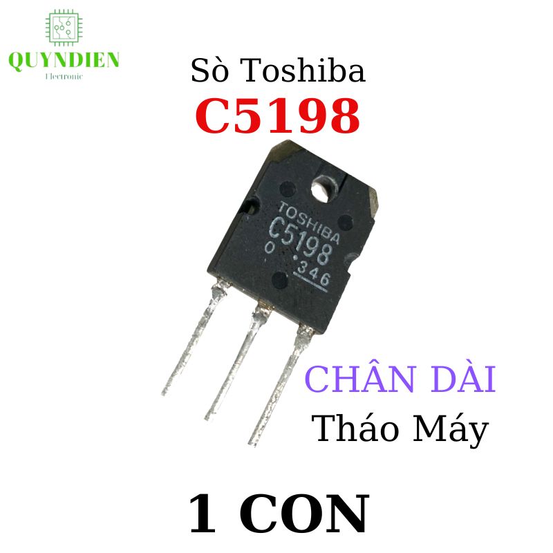 sò công suất A1941 C5198 140V 100W hàng tháo máy lưng đồng