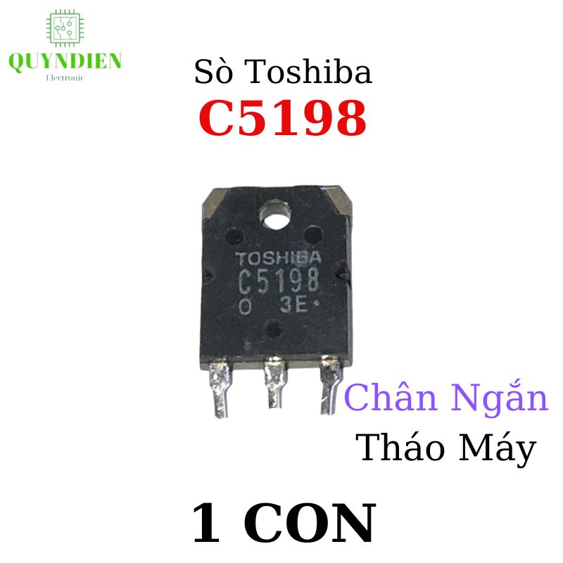 sò công suất A1941 C5198 140V 100W hàng tháo máy lưng đồng