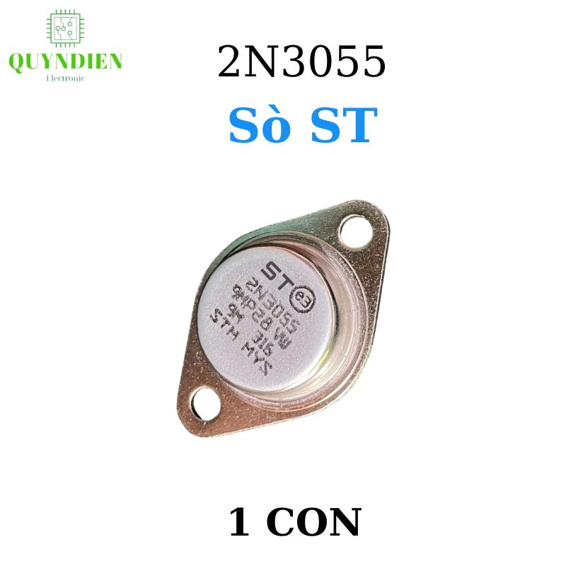 Sò Sắt 2N3055 TO-3 Malaysia ( ZIN ST)