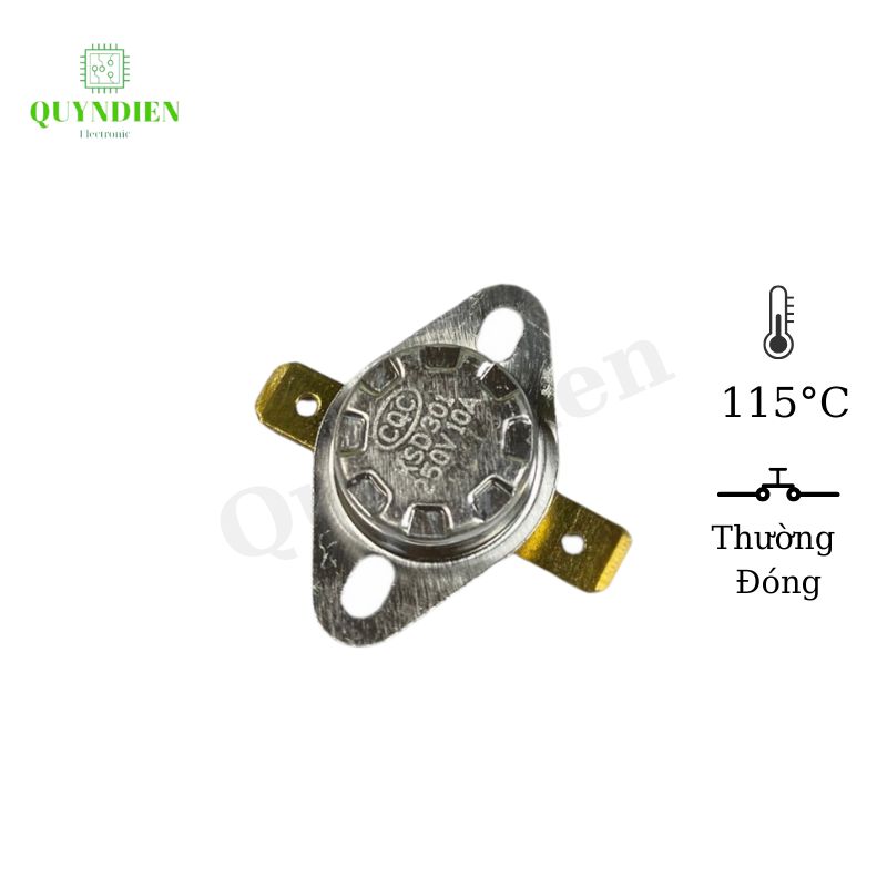Rơ le nhiệt sò nhiệt 115℃