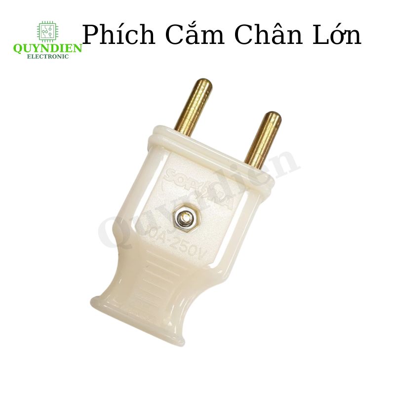 Phích Chân Lớn Đồng Nguyên Chất 5mm P9