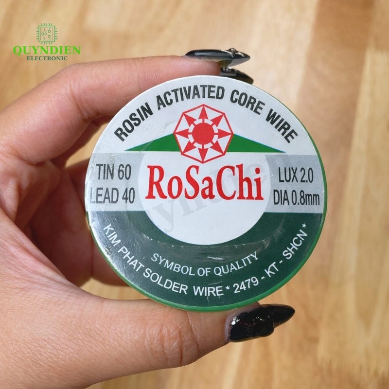 Chì Hàn Rosachi Cuộn 350g Size 0.8mm