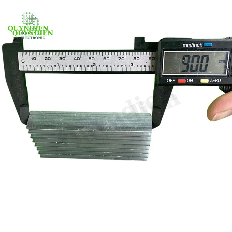 Nhôm tản nhiệt 8 cánh 90x43x17mm
