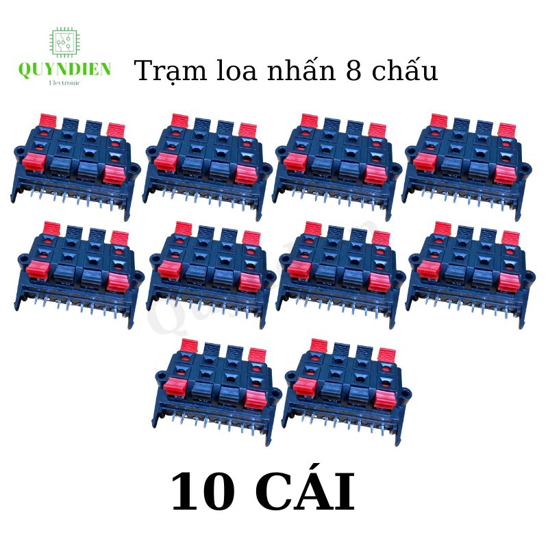 Trạm kẹp loa trạm nhấn 8p trạm amply