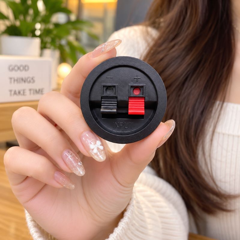 Trạm loa Cầu đấu dây loa tròn 2 chân cho âm thanh thùng loa