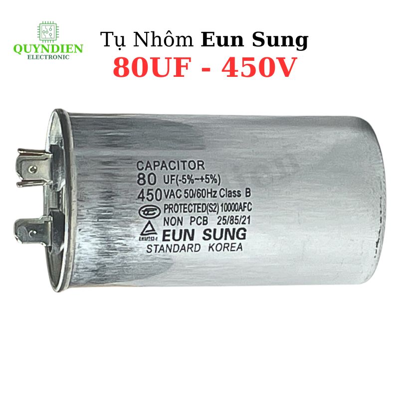 Tụ Nhôm Kapa EUN SUNG 80uF 450V